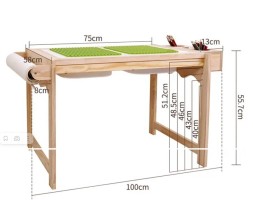 Многофункциональный стол-песочница, пластины для конструирования
